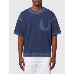 Ymc Men Cotton And Linen T-Shirt Ymc